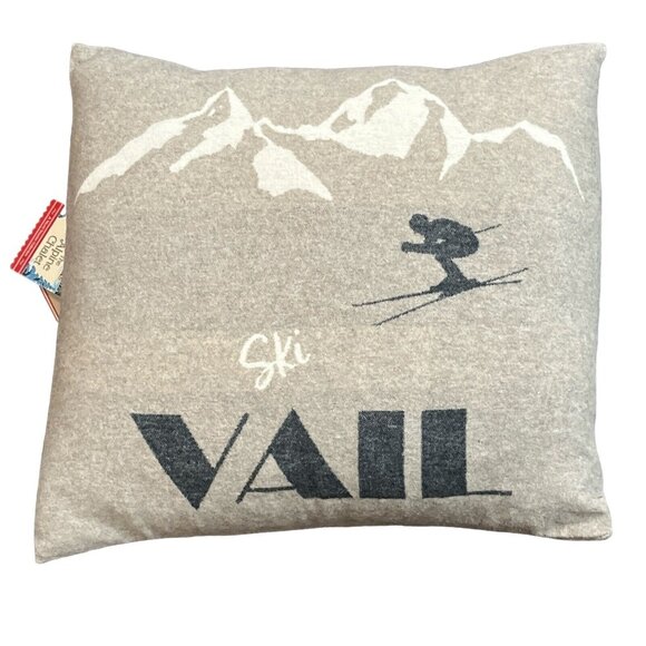 Alpine Accents David Fussenegger Throw Pillow Alpine Chalet Ski